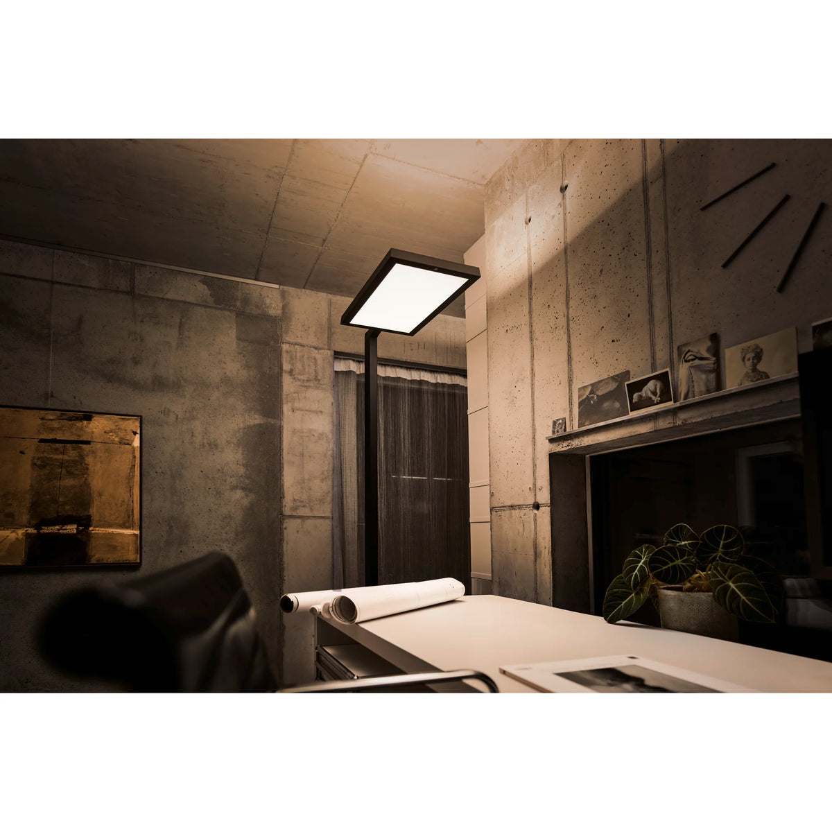 Floor lamp for offices with direct and indirect light | Bob