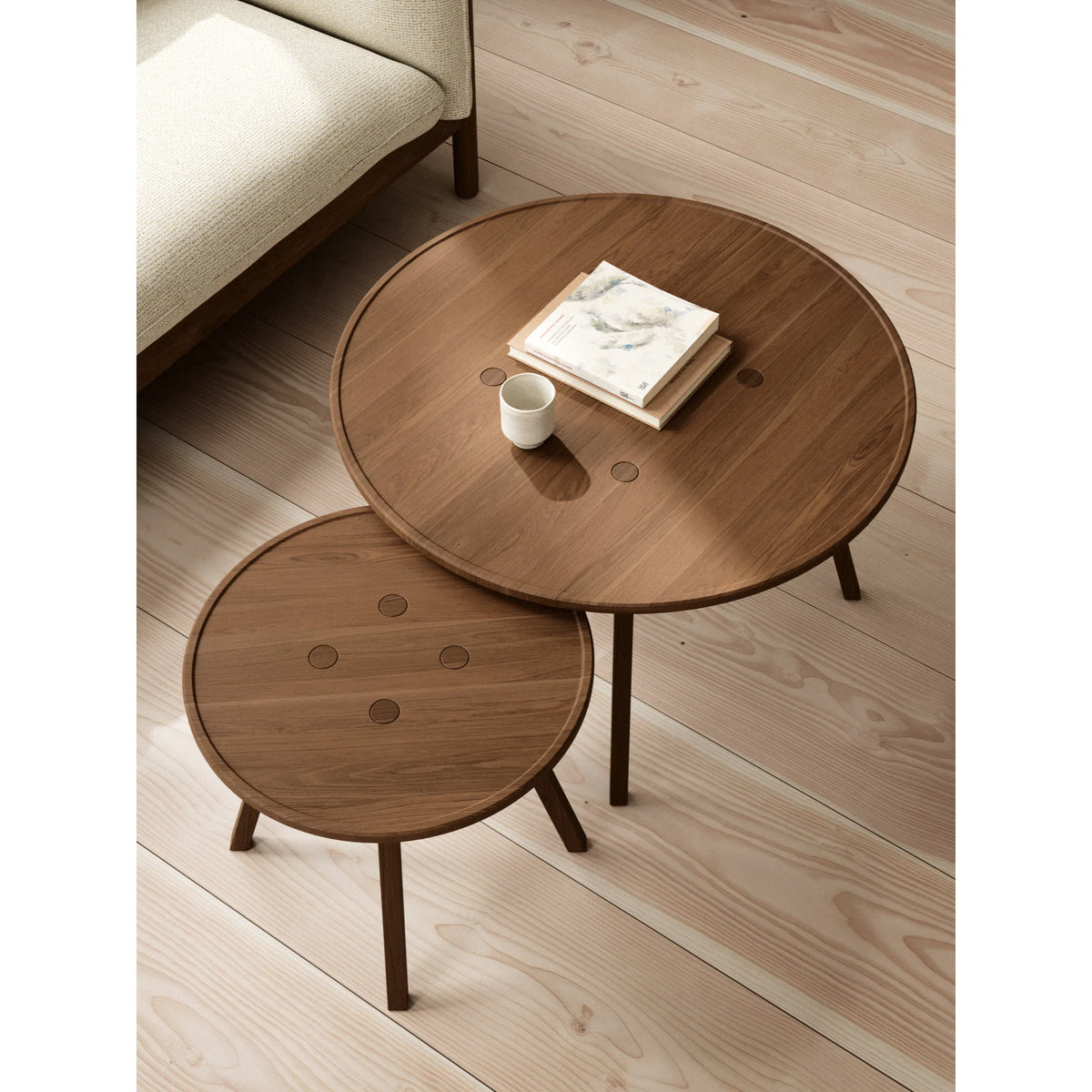 Design Beistelltisch, rund in zwei Durchmessern | C2