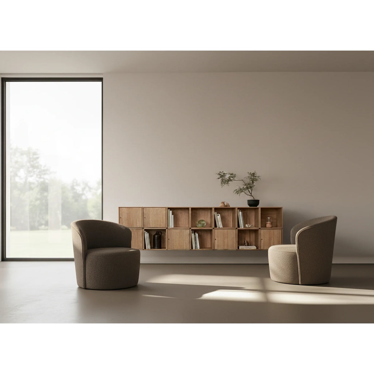 Lounge Chair with a compact, organic shape | Pala