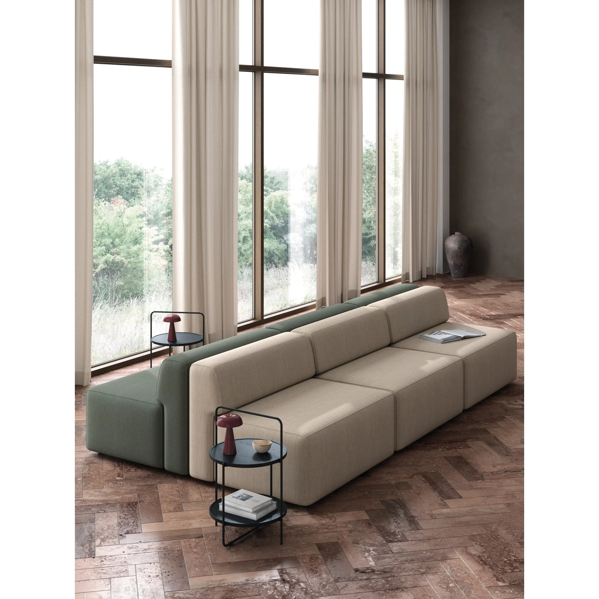 Modulsofa für flexible Lounge- und Arbeitsbereiche | A2