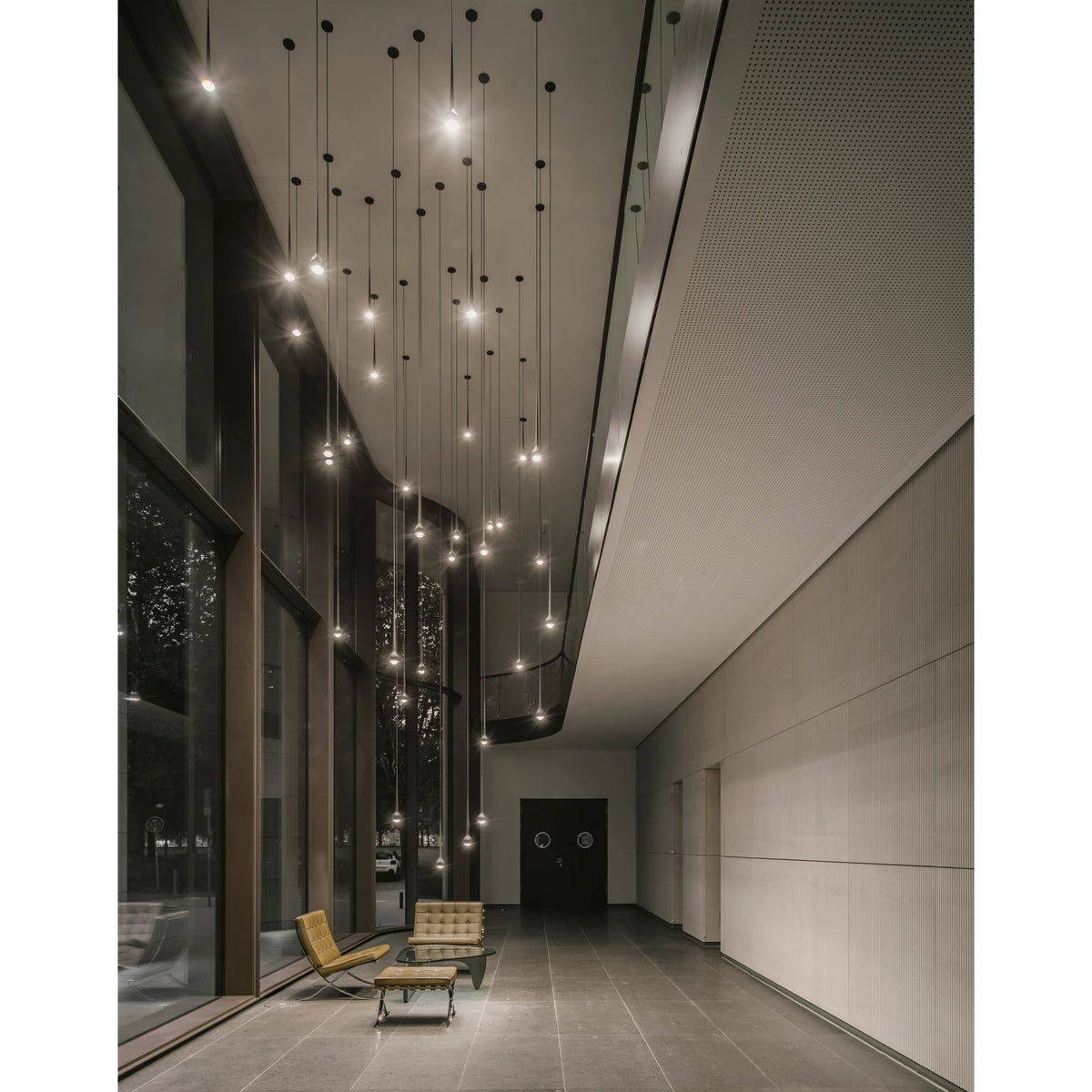 Pendant light with glare-free 360° light | Falling Sun