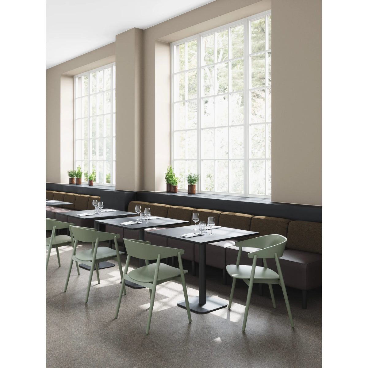 Bistro table with round or square tabletop | Delta