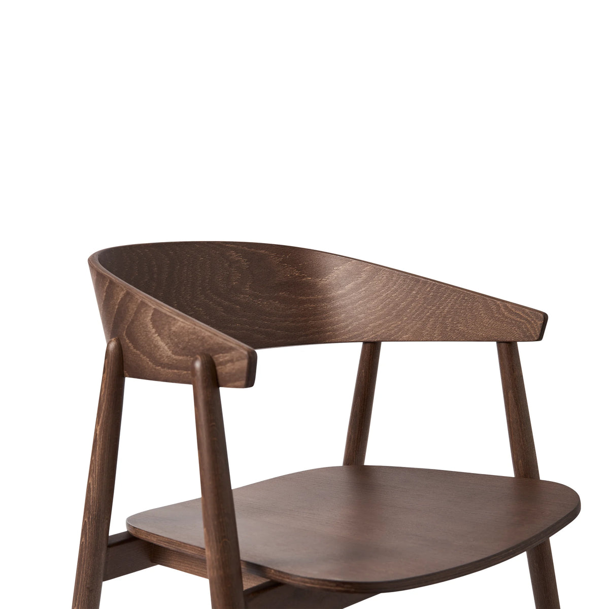 Designer Stuhl ungepolstert aus Holzfurnier | AC2