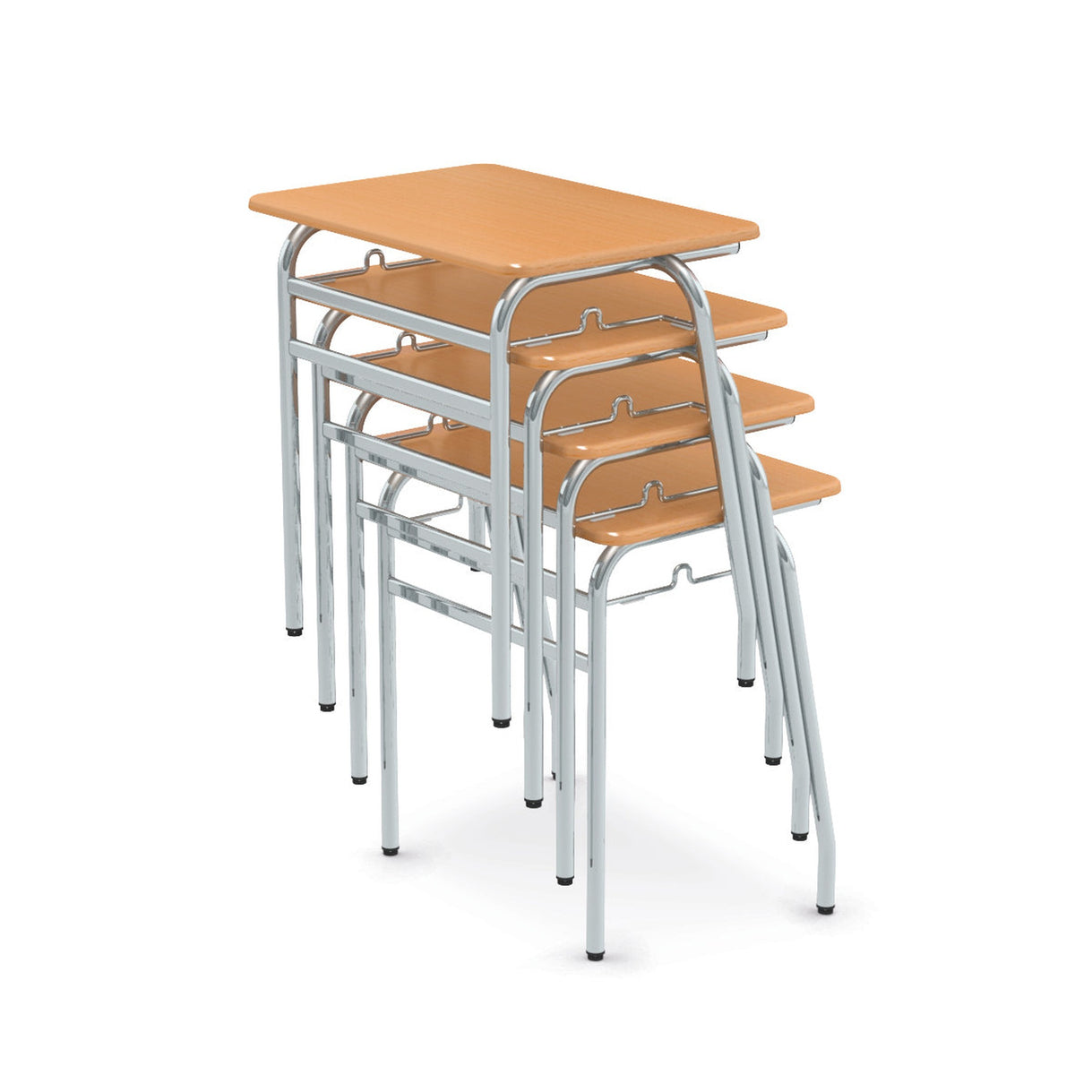 Robustes Schulpult Einsitzer Klassenzimmer
