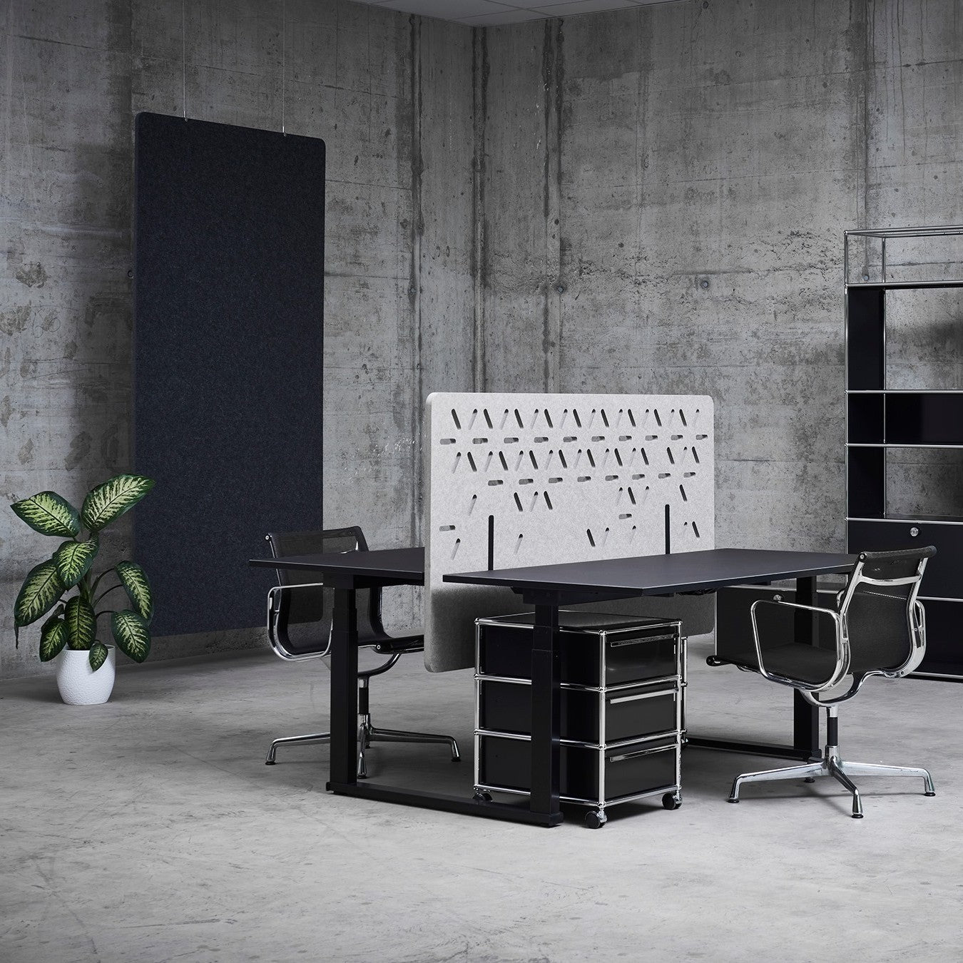Acoustic Panel Desk Two – Top Akustiklösung mit Absorptionsklasse A | Schweizer Qualitätsprodukt