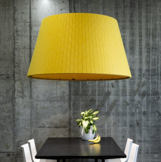 Akustik Lampe CONE – Top Akustiklösung mit Absorptionsklasse A | Schweizer Qualitätsprodukt
