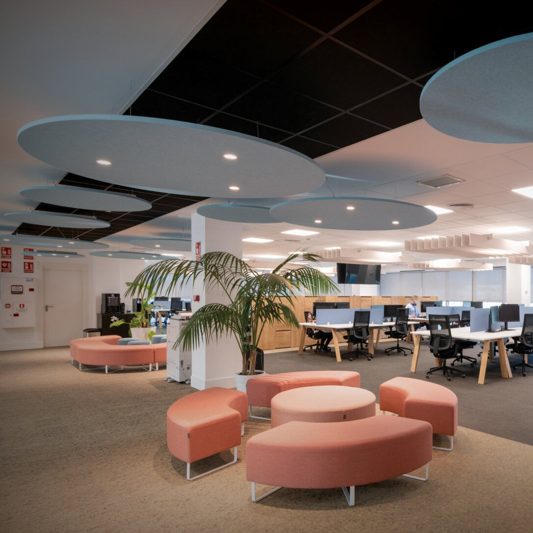 Solution d'espace dans la salle avec certificat GS et réduction sonore de 31,9 dB (norme ISO) | Espace silen