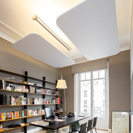 Akustikdecke Decke RECTANGLE – Top Akustiklösung mit Absorptionsklasse A | Schweizer Qualitätsprodukt