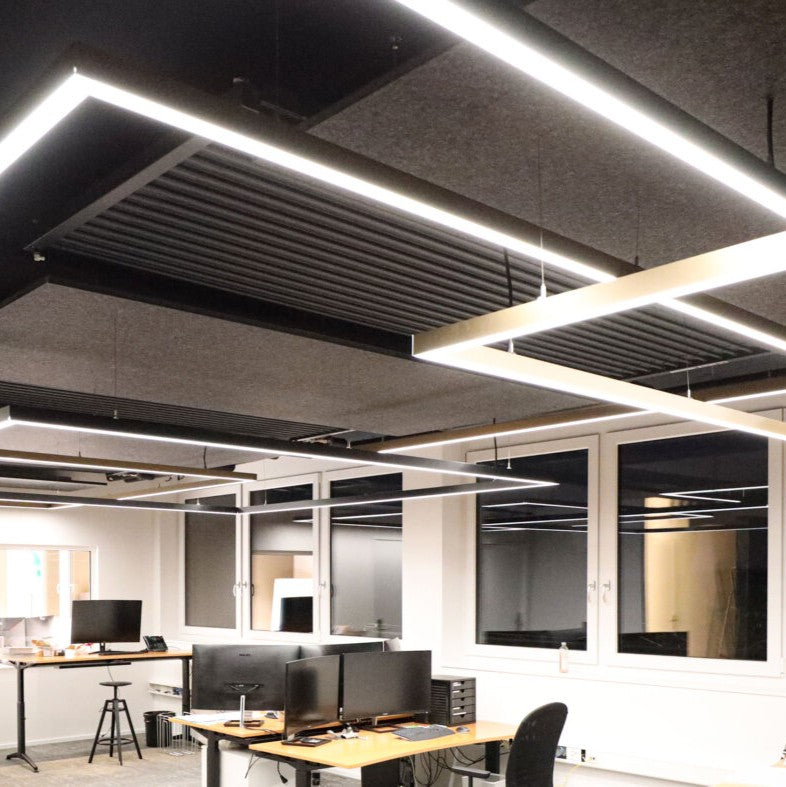Akustikdecke Decke RECTANGLE – Top Akustiklösung mit Absorptionsklasse A | Schweizer Qualitätsprodukt