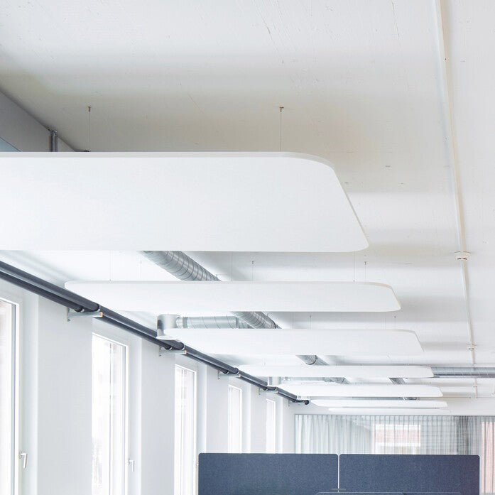 Akustikdecke Decke RECTANGLE – Top Akustiklösung mit Absorptionsklasse A | Schweizer Qualitätsprodukt