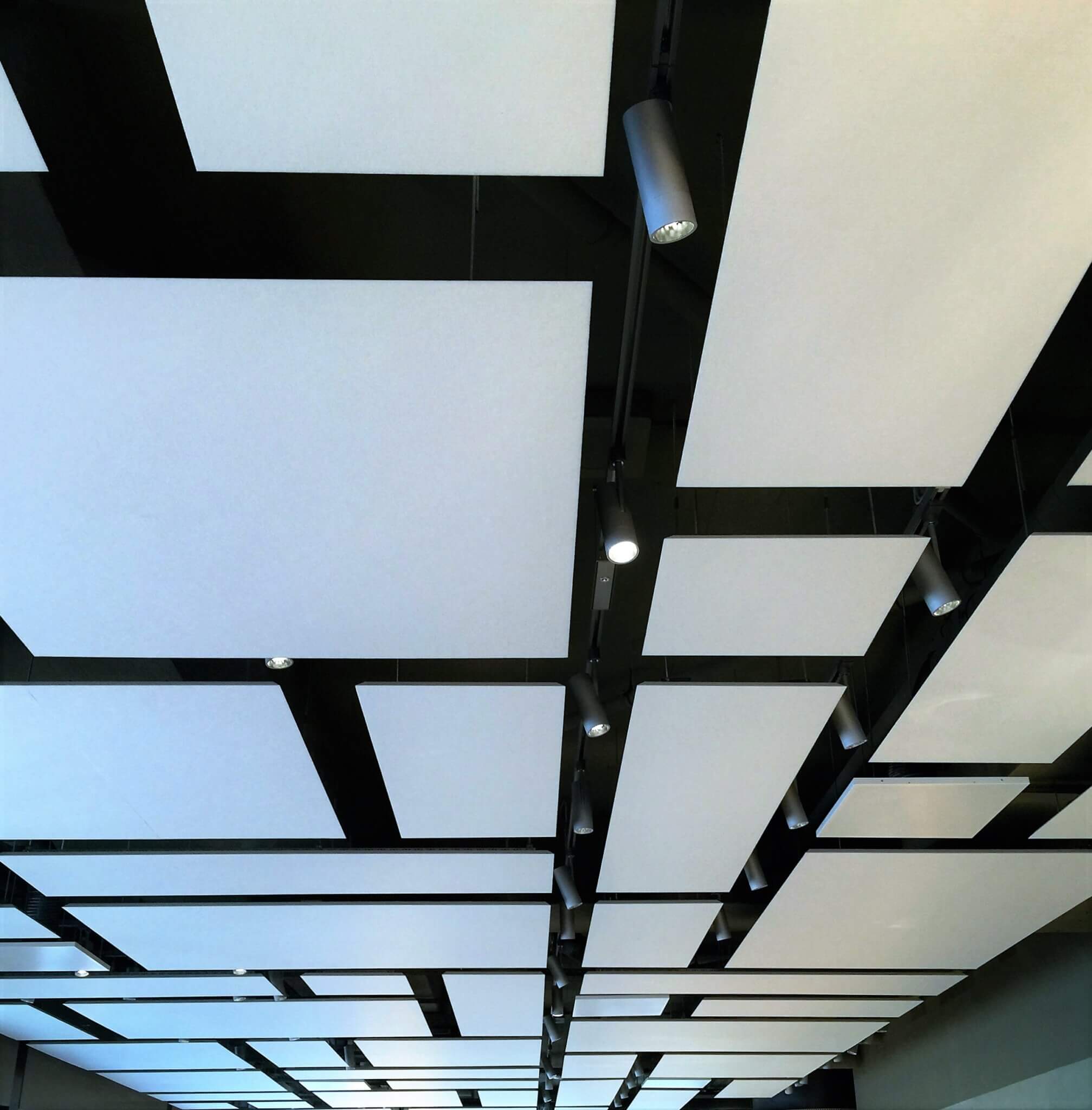 Akustikdecke Decke RECTANGLE – Top Akustiklösung mit Absorptionsklasse A | Schweizer Qualitätsprodukt