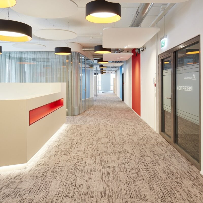 Akustikdecke Decke RECTANGLE – Top Akustiklösung mit Absorptionsklasse A | Schweizer Qualitätsprodukt