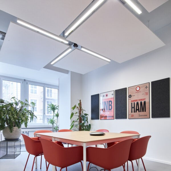 Solution d'espace dans la salle avec certificat GS et réduction sonore de 31,9 dB (norme ISO) | Espace silen