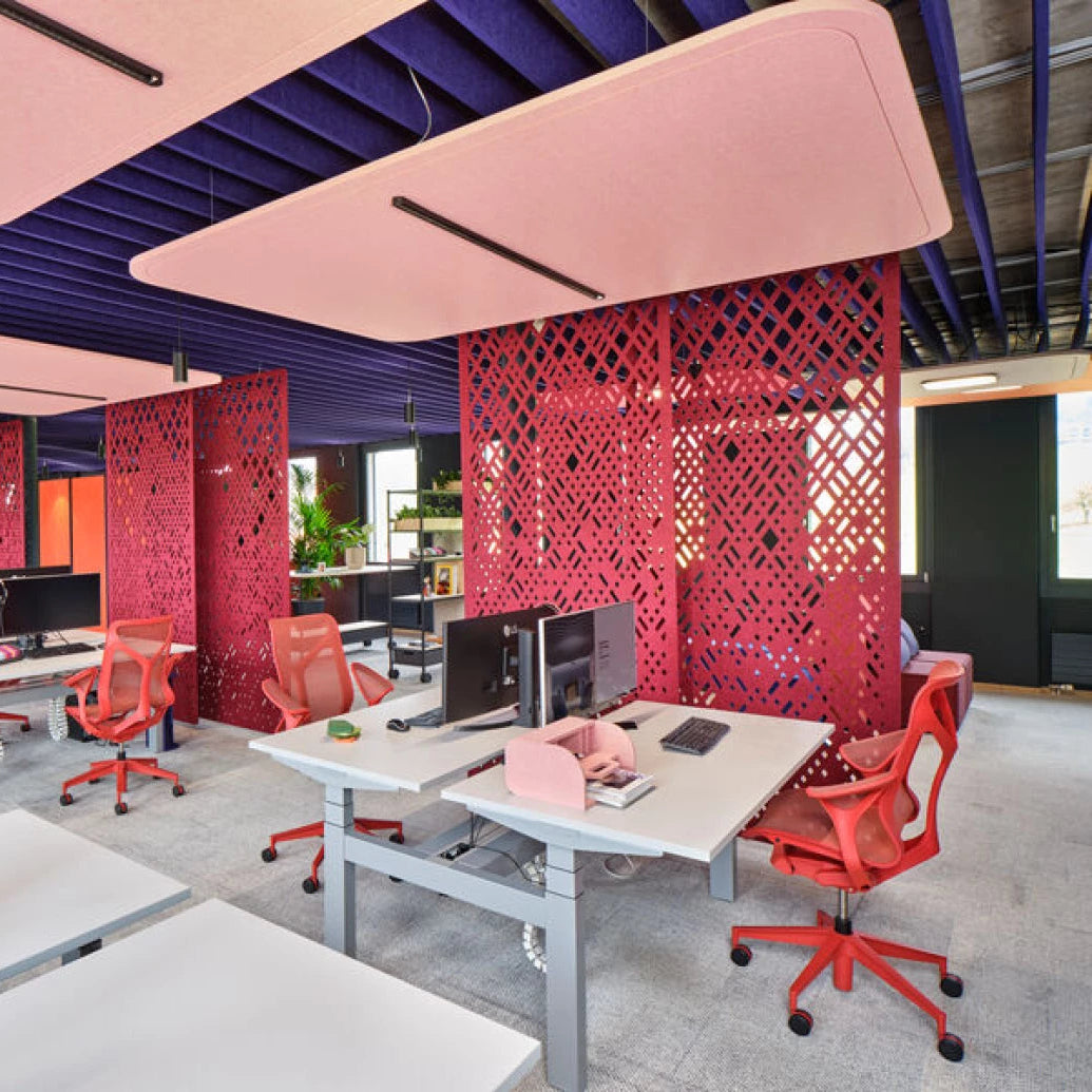 Bysso Akustikleuchte Deckenmontage Detail