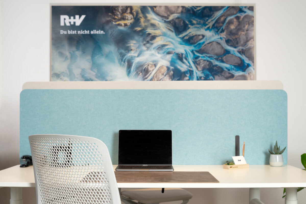 Akustikpaneele Desk One – Top Akustiklösung mit Absorptionsklasse A | Schweizer Qualitätsprodukt