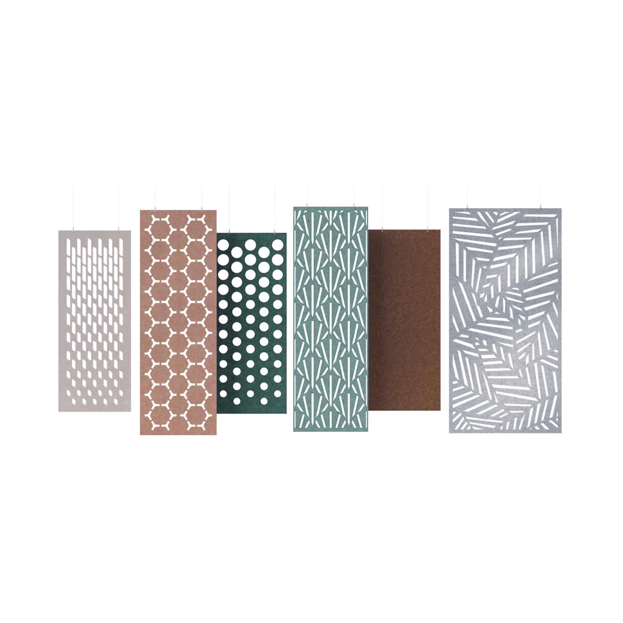 Akustikvorhang für Deckenmontage