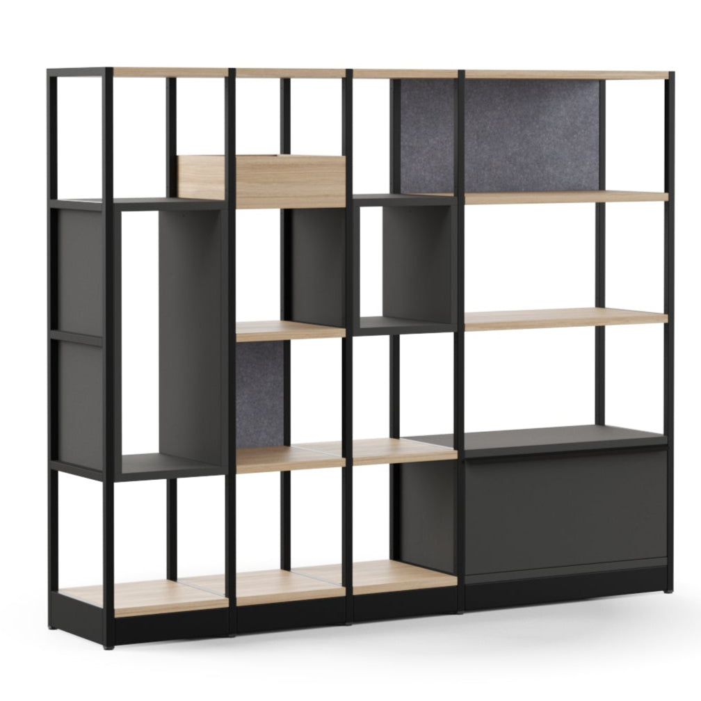 Büroregal modular als Raumtrenner ǀ COMBUS
