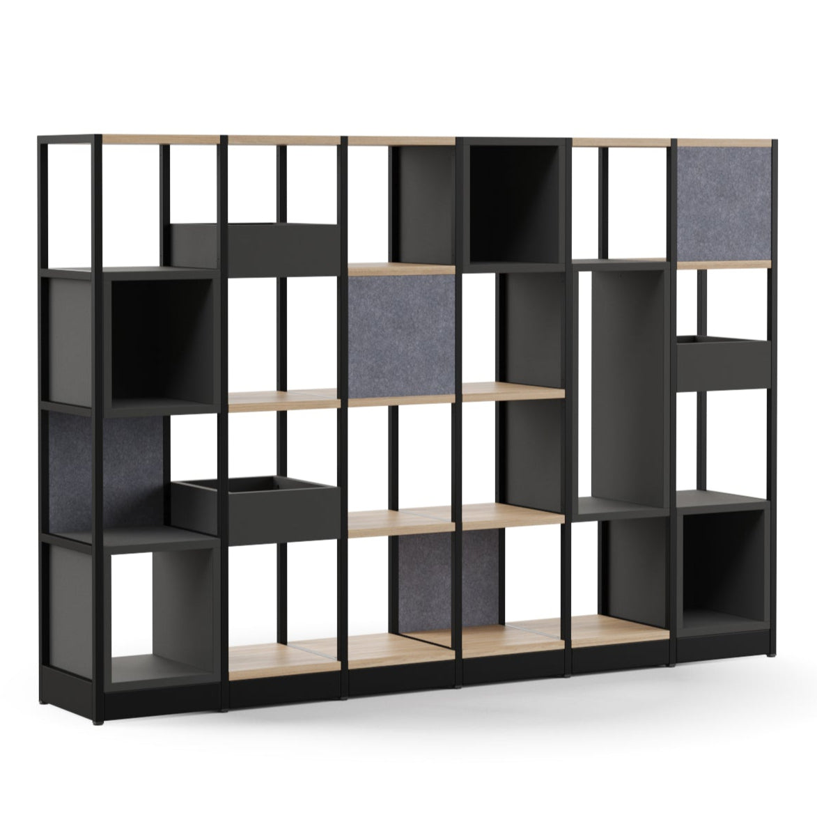 Büroregal modular als Raumtrenner ǀ COMBUS