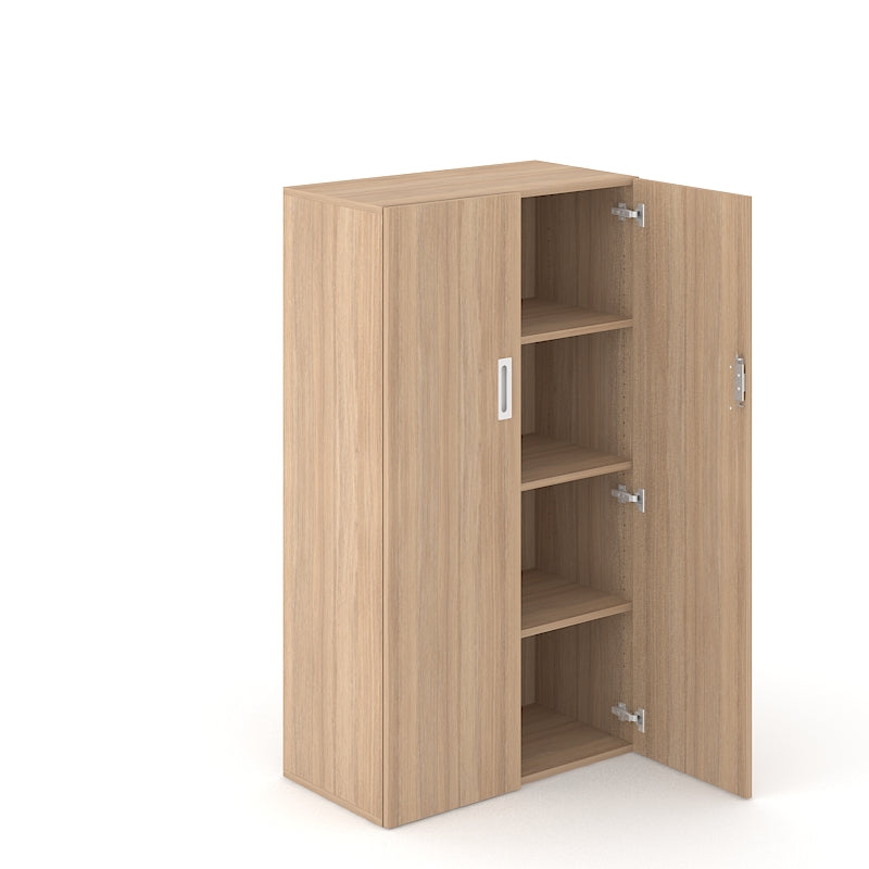 Bueroschrank 4 OH aus Holz mit Tuere abschliessbar