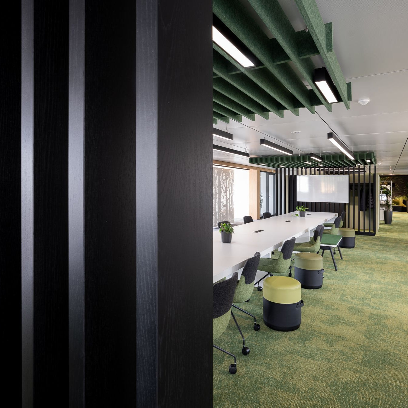 Akustiklösung Deckenbaffel Architekturprojekt