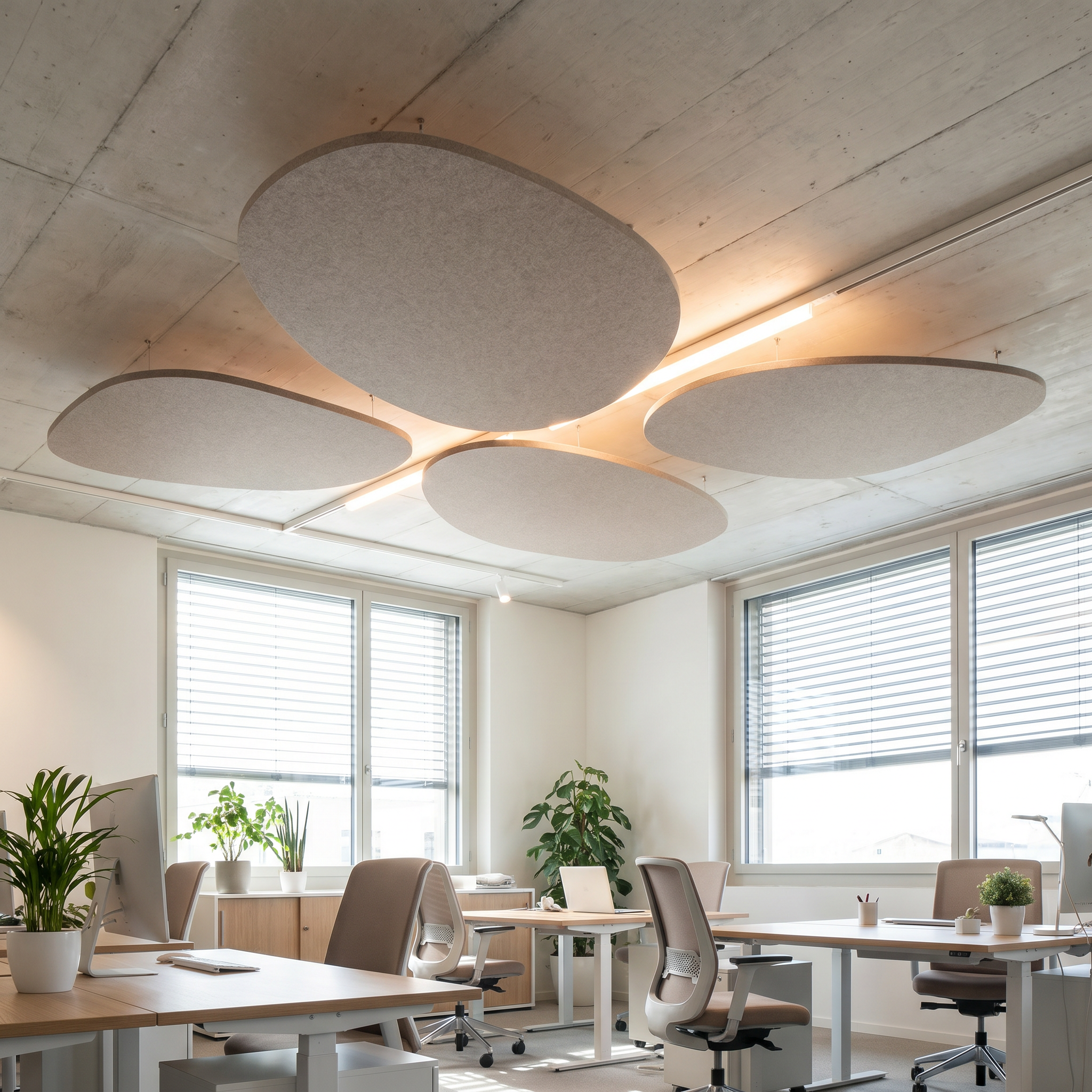 Ceiling Panel Set STONE – Top Acoustic Solution with Absorption Class A | Swiss Design