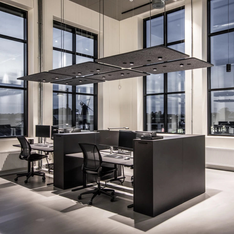 Rechteckiges Deckenpanel Impact Acoustic Detailansicht