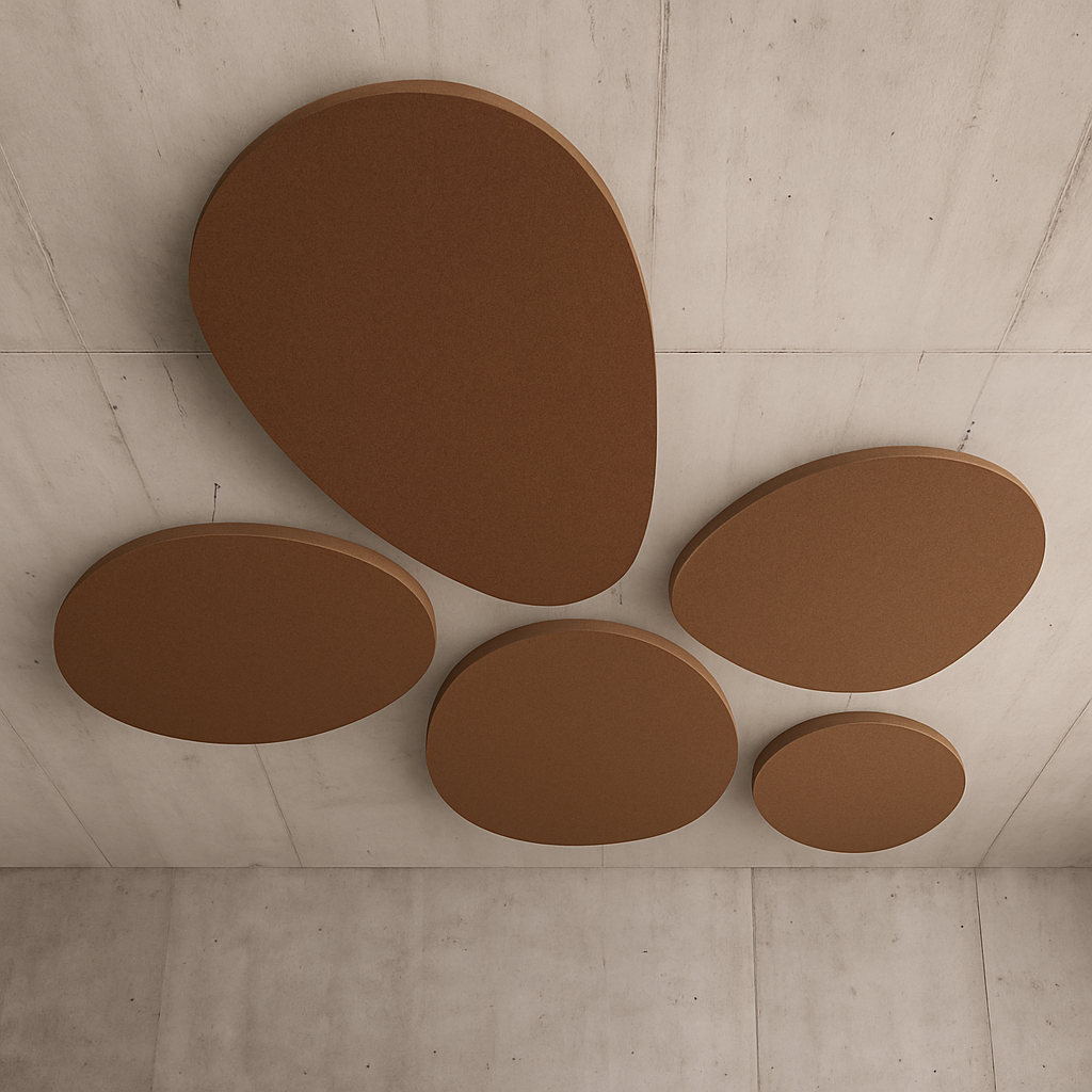 Deckenpanel Stone von Impact Acoustic in modernem Büro