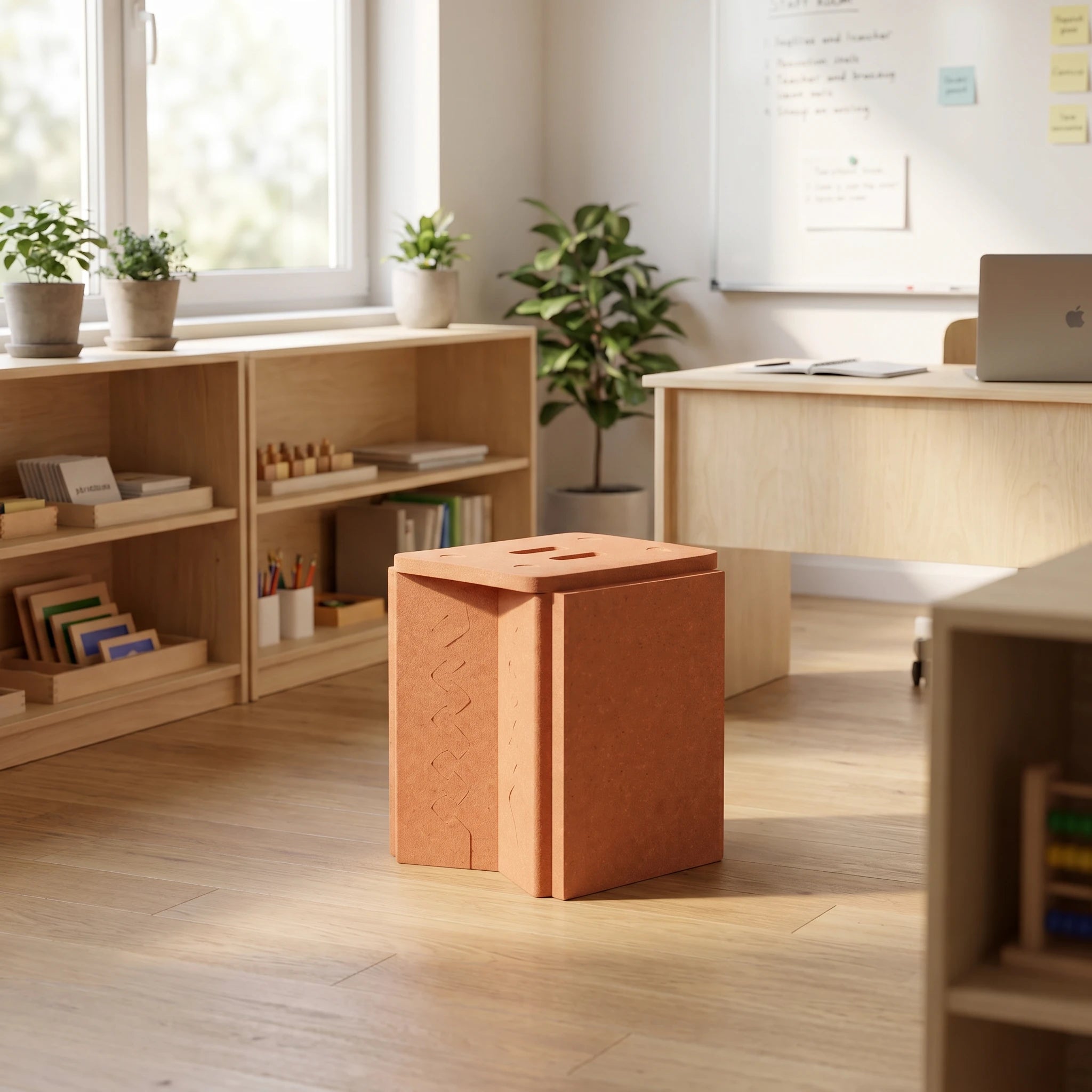 EchoStool® – Foldable Pop-Up Stool for Multifunctional Spaces | Swiss Design