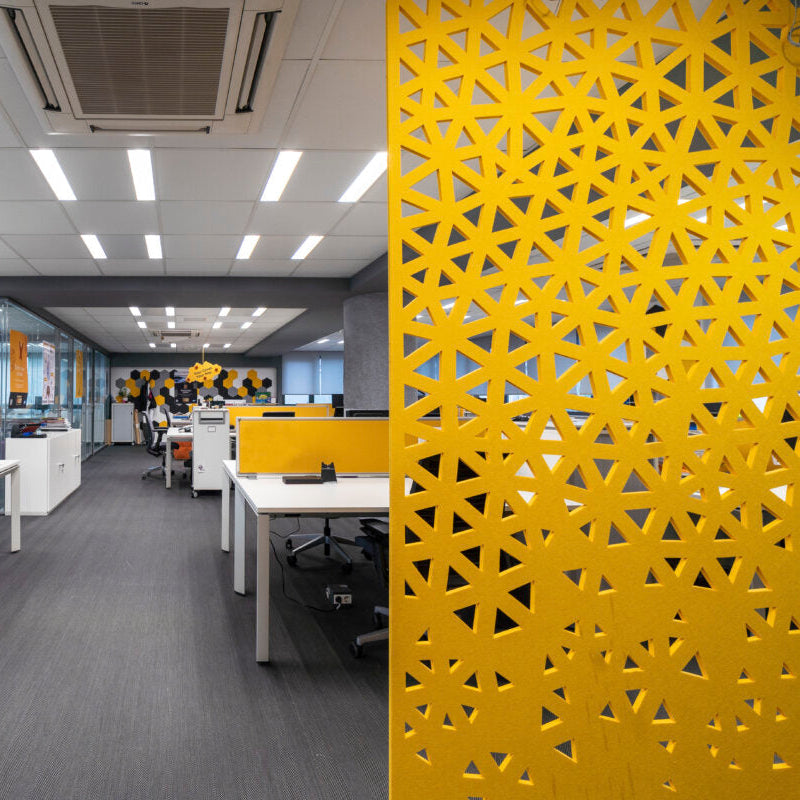 Hanging Room Divider – Top Acoustic Solution with Absorption Class A | Swiss Design