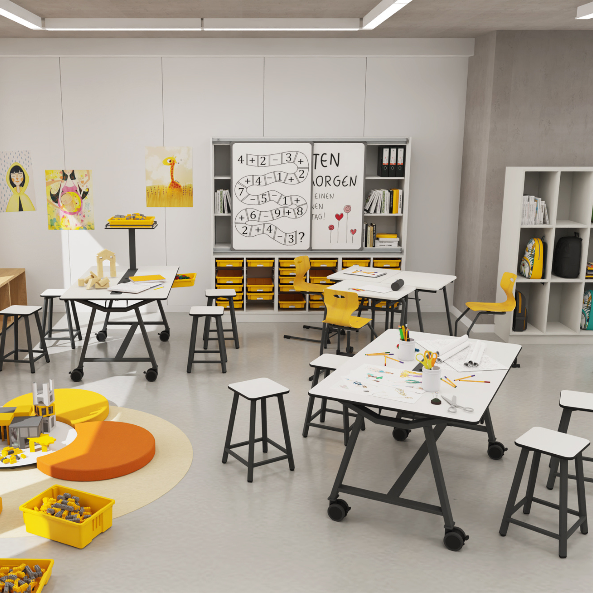 Makerspace Flexlab Oberstufe Schulmöbel