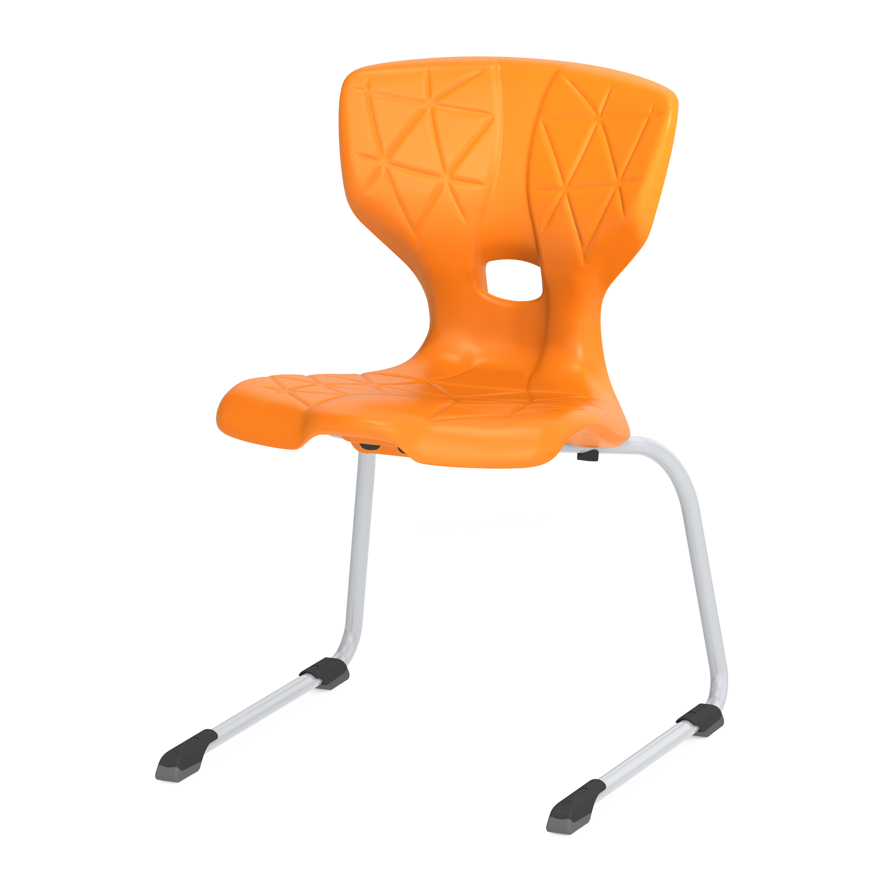 Mehrzweckstuhl Schule stapelbar mit Kunststoffschale