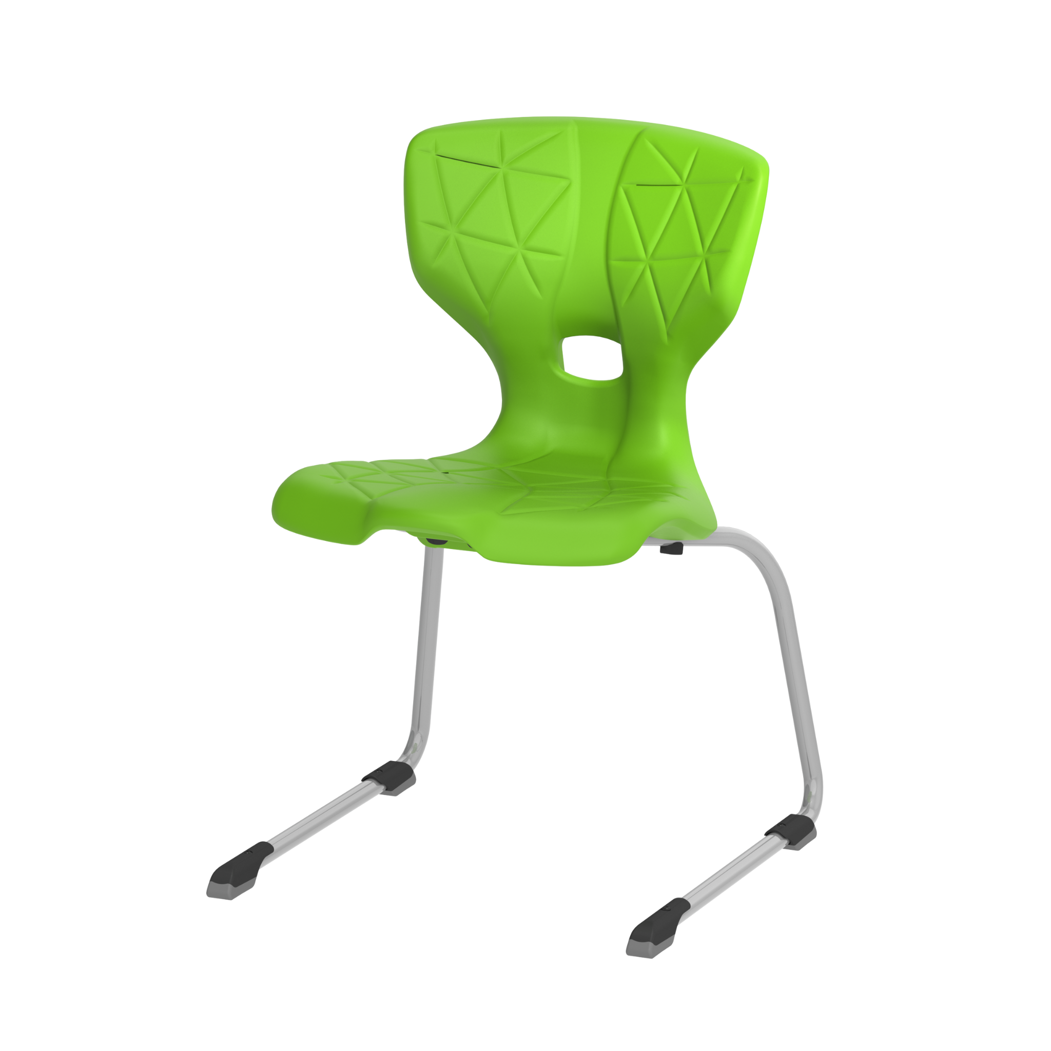 Mehrzweckstuhl Schule stapelbar mit Kunststoffschale