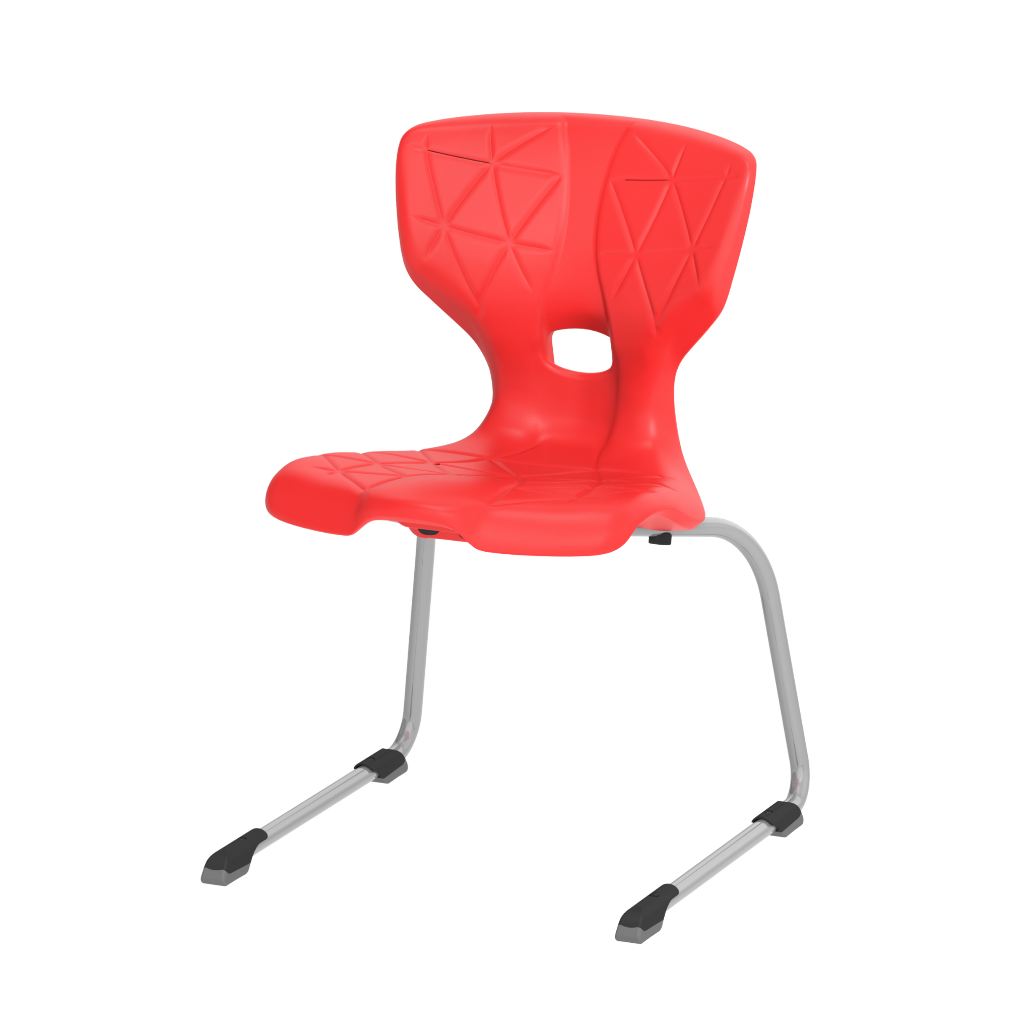 Mehrzweckstuhl Schule stapelbar mit Kunststoffschale