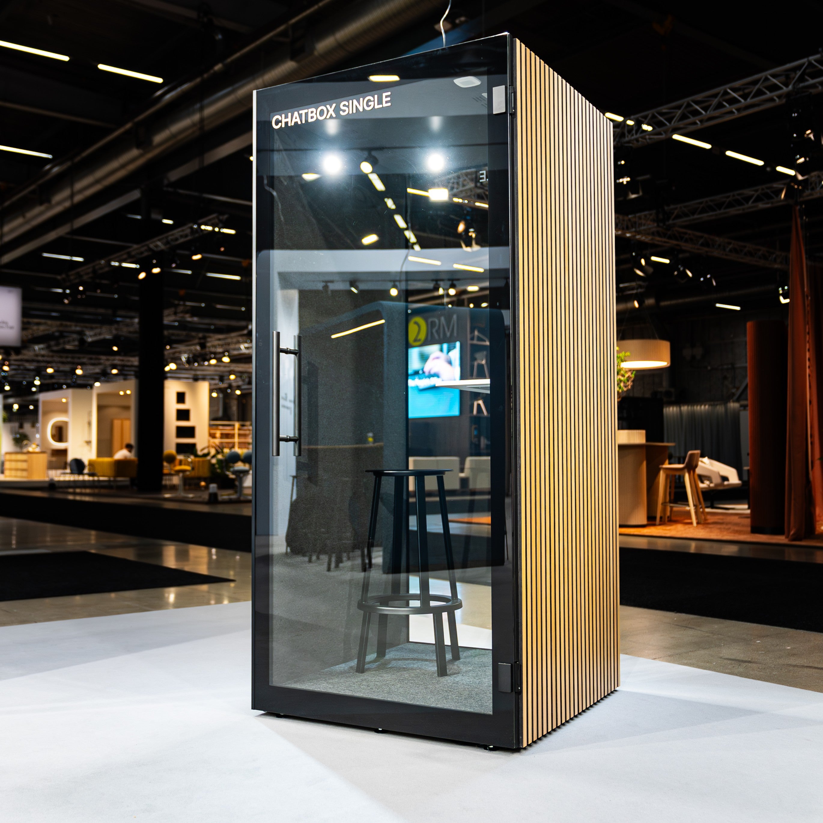 Bootage téléphonique avec certificat GS et réduction du son 27,3 dB (norme ISO) | Chatbox Single