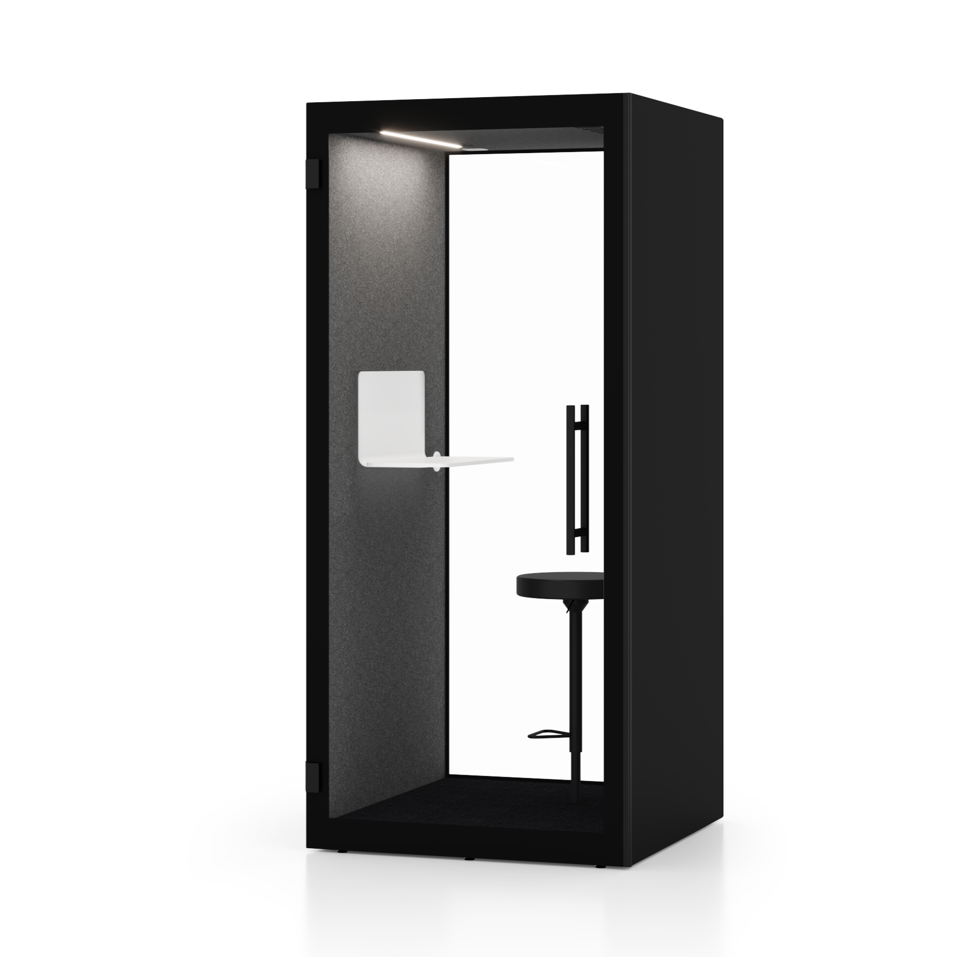 Phone Booth mit GS-Zertifikat & 27.3 dB Schallreduktion (ISO-Norm) | Chatbox Single