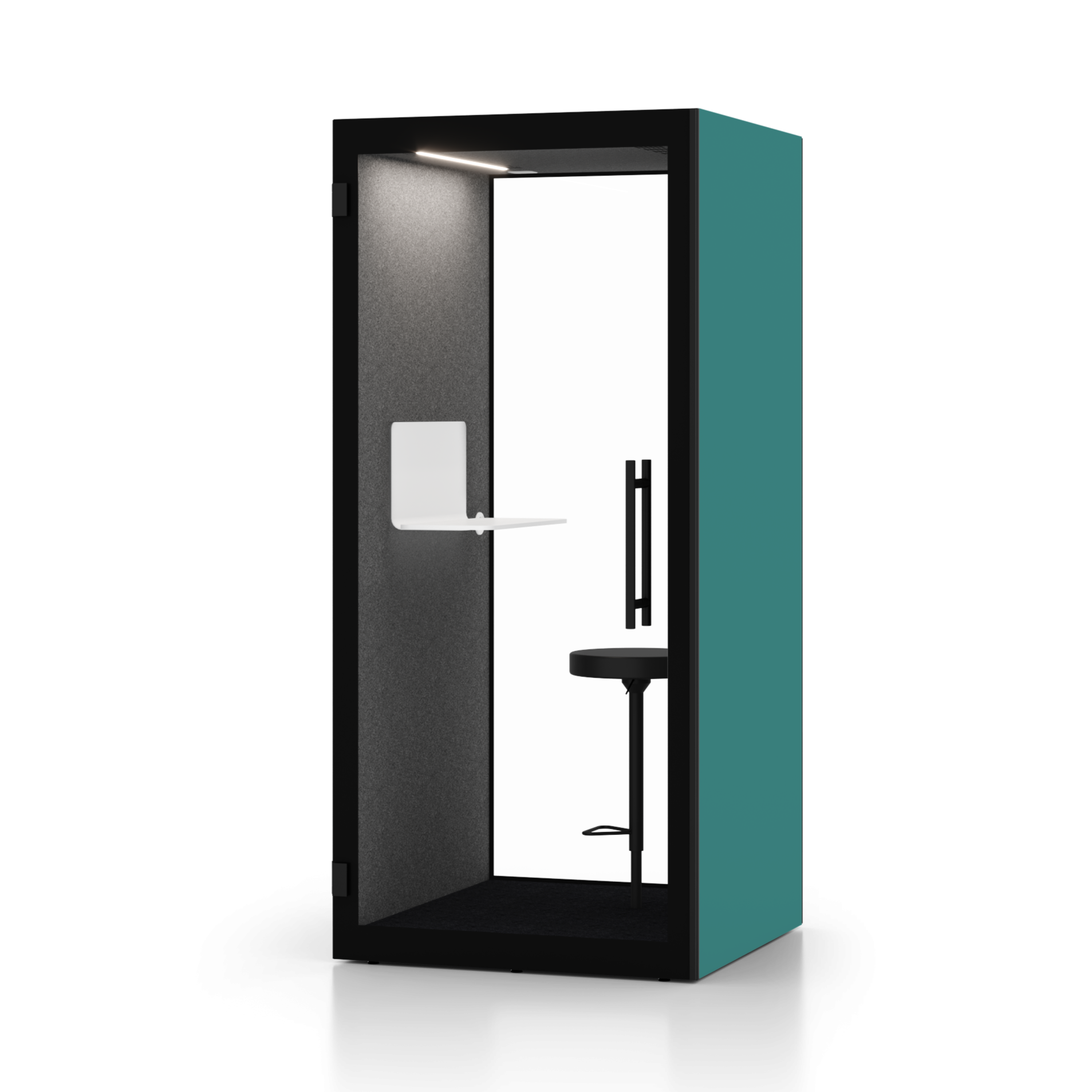 Phone Booth mit GS-Zertifikat & 27.3 dB Schallreduktion (ISO-Norm) | Chatbox Single