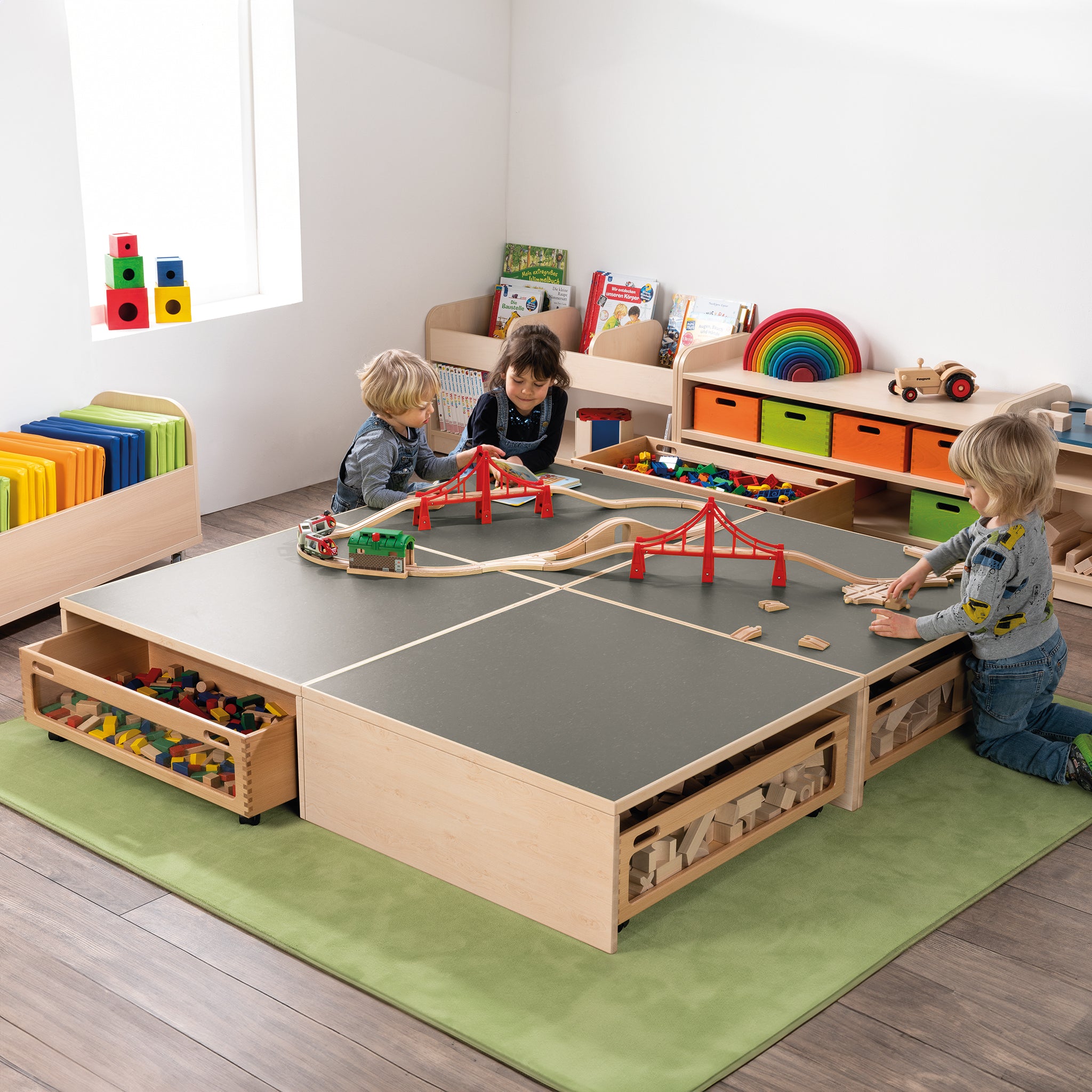 Spielpodest Kindergarten Baubereich