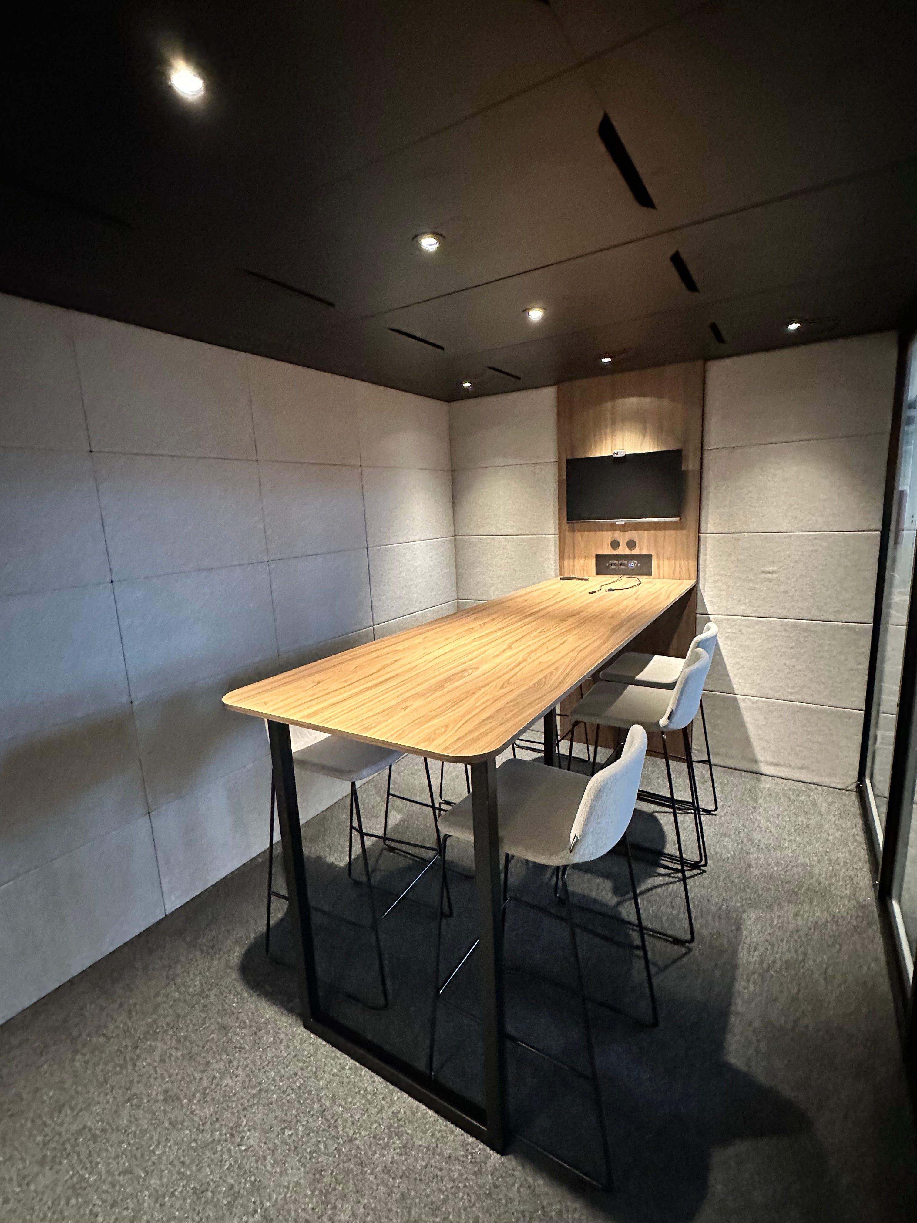 Sitzungszimmer - Meeting Raum - Raum in Raum System für 7 Personen |  Silent Box XL Kibemo