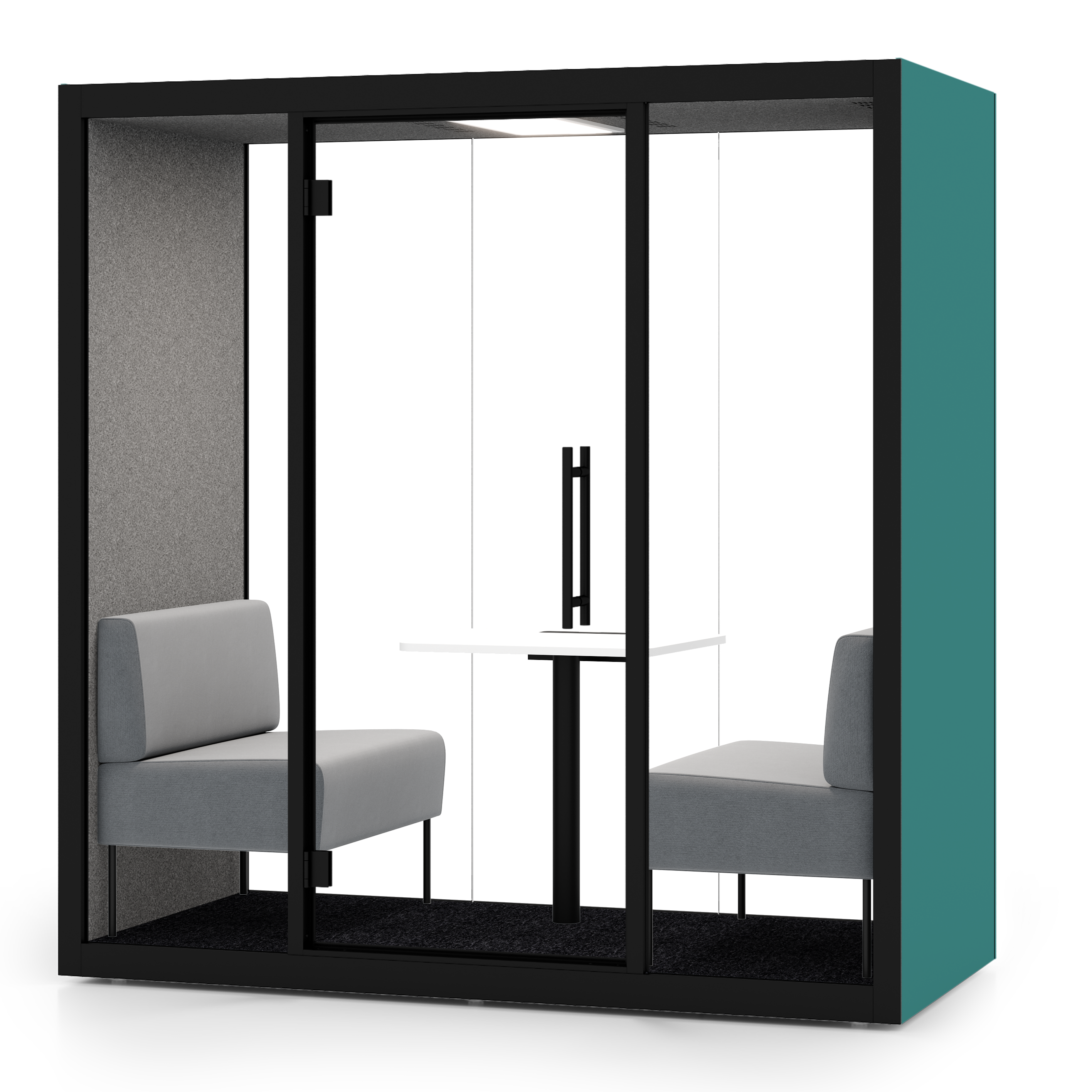 Boîte acoustique avec certificat GS et réduction du son de 30,2 dB (norme ISO) | Chatbox quattro