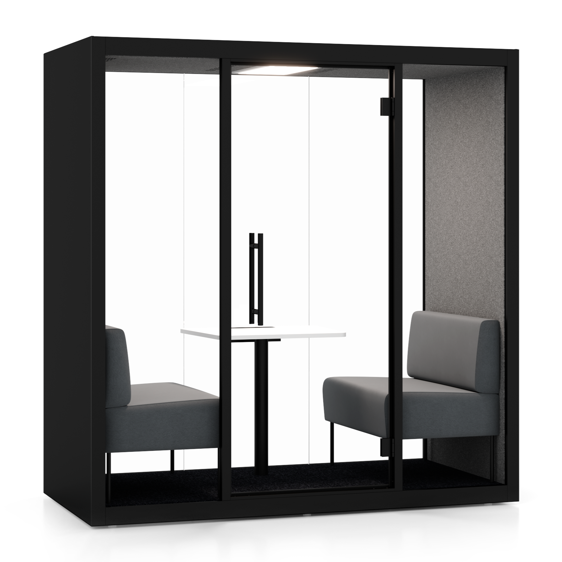 Boîte acoustique avec certificat GS et réduction du son de 30,2 dB (norme ISO) | Chatbox quattro