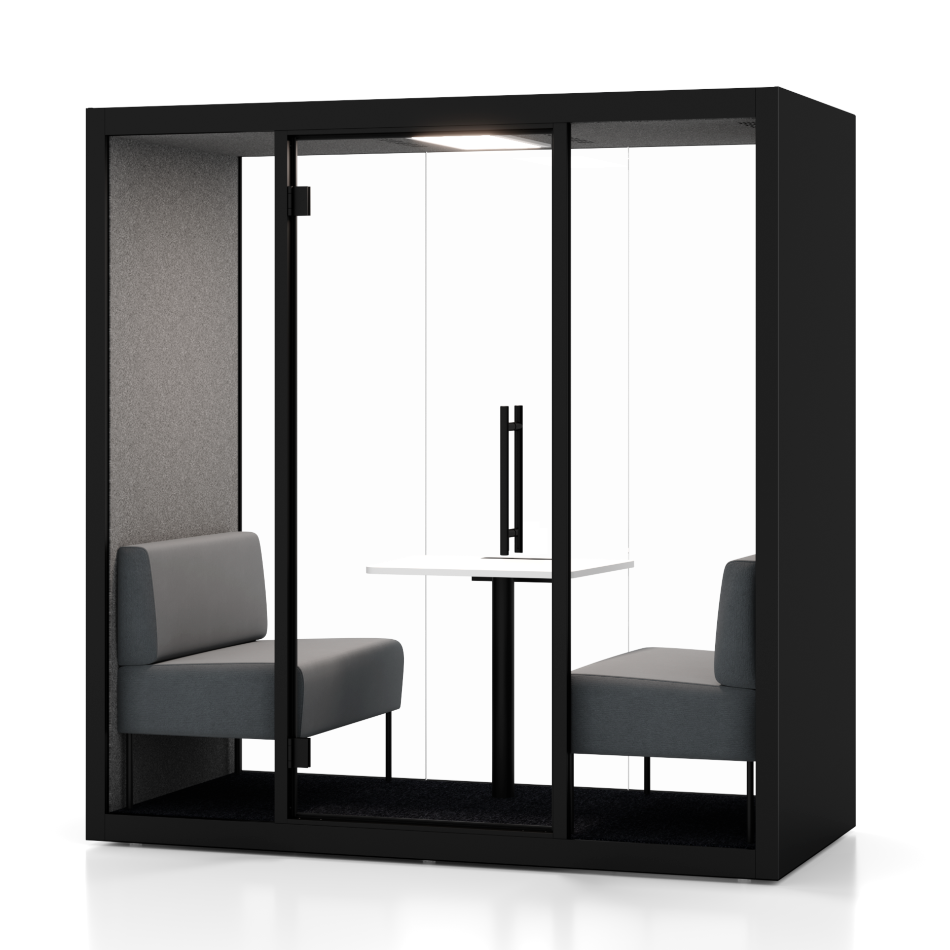Boîte acoustique avec certificat GS et réduction du son de 30,2 dB (norme ISO) | Chatbox quattro