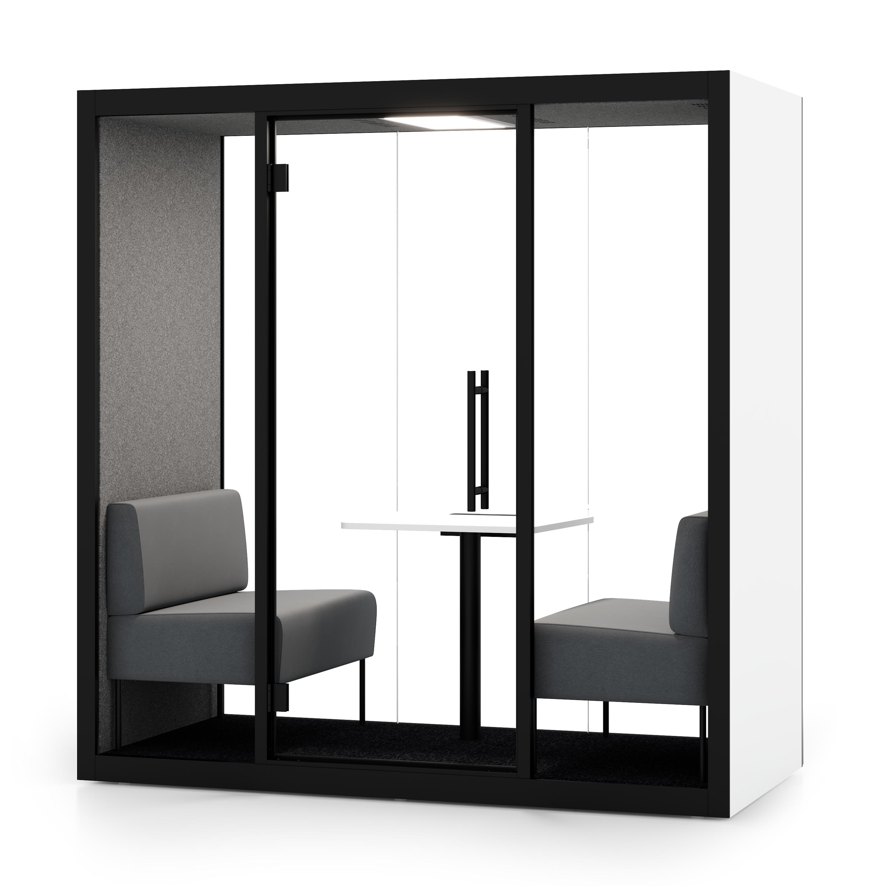 Boîte acoustique avec certificat GS et réduction du son de 30,2 dB (norme ISO) | Chatbox quattro
