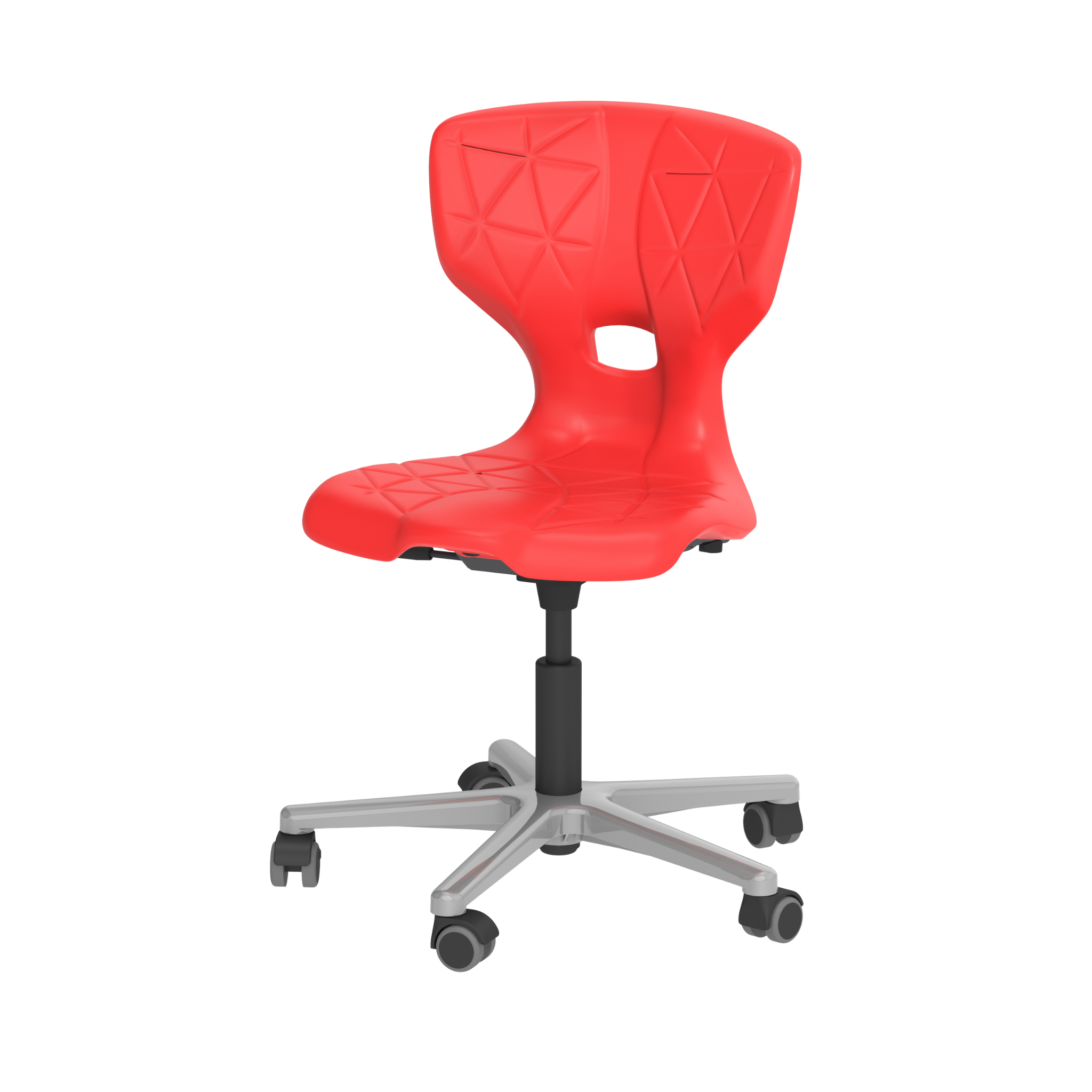 Schulstuhl recyclebare Kunststoffschale ergonomisch Schule