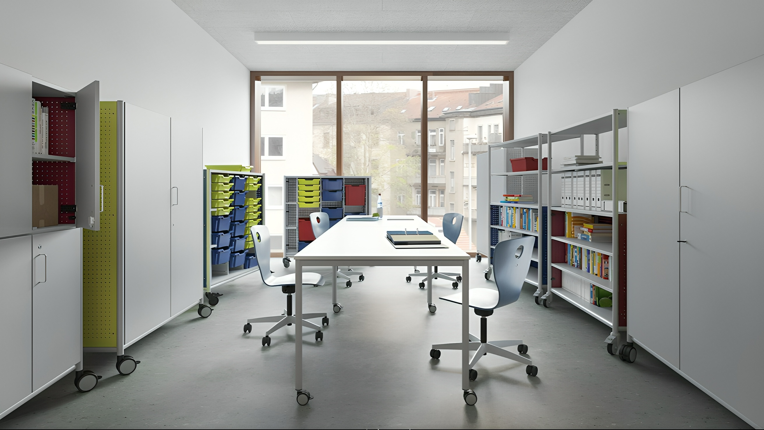 Schülerstuhl mit Sitz aus Holz | ComfortCurve