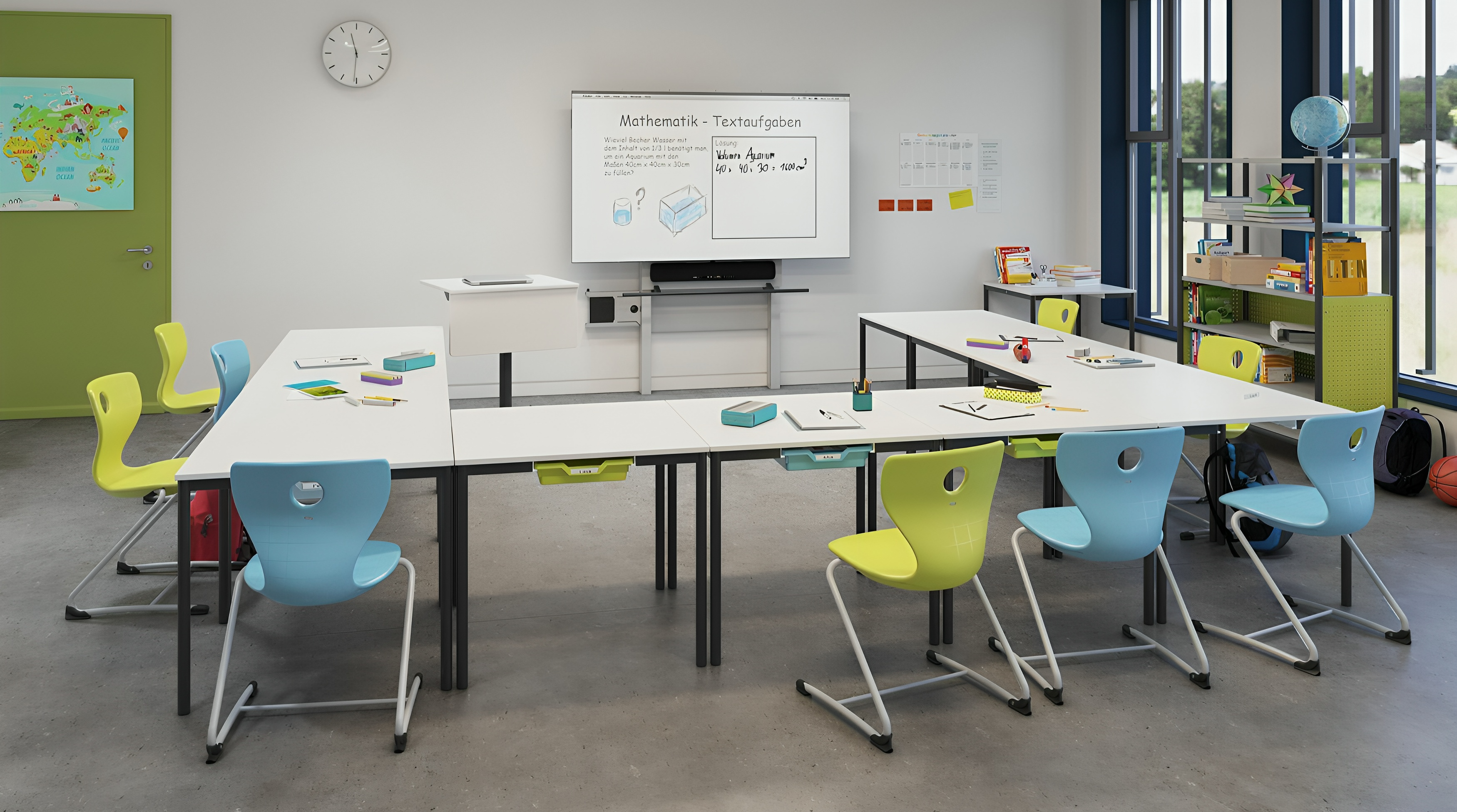 Schultisch Einsitzer - Flexa