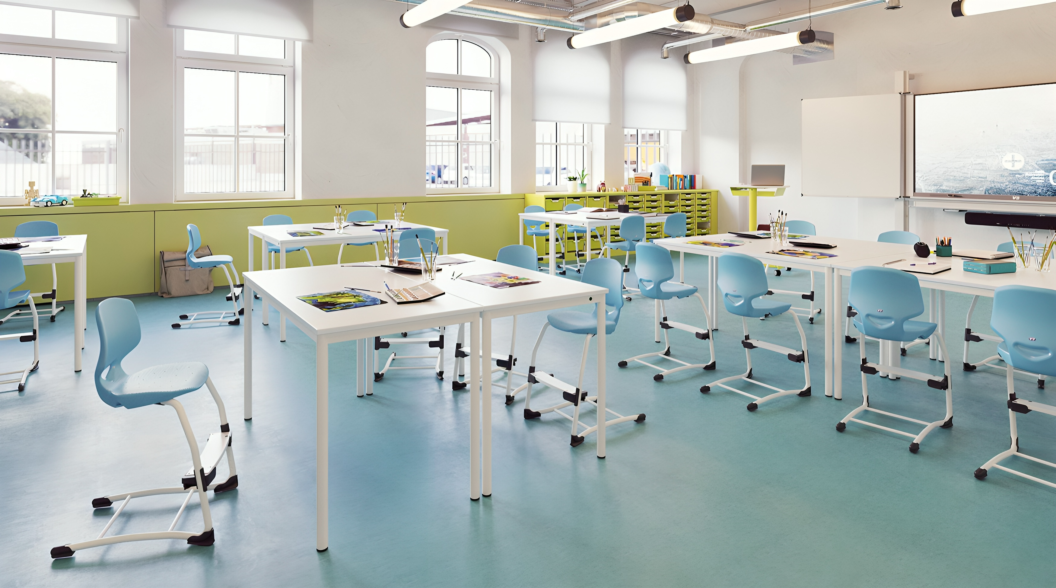 Schultisch Einsitzer - Flexa