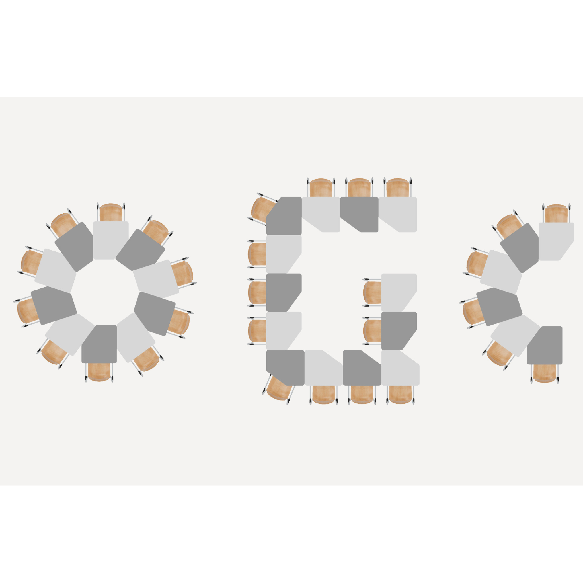 Schülerpult Gruppenarbeit Schule