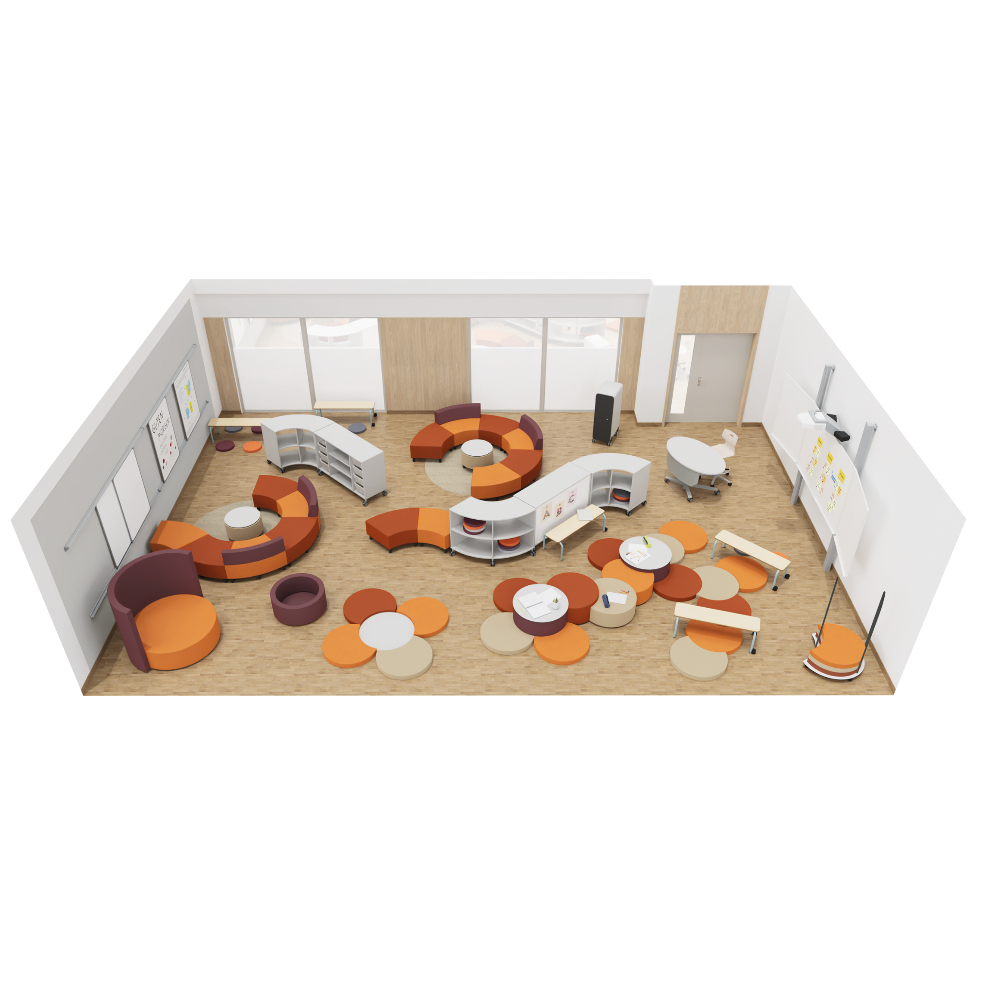 Sitzlandschaft Schule Gruppenarbeit