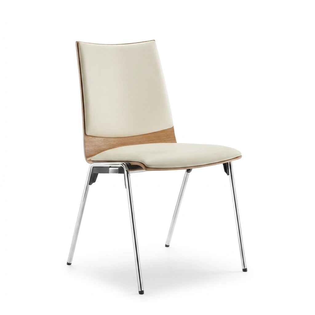 Chaise empilable Logochair sans accoudoirs - 20 empilables