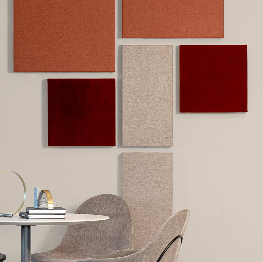Wandabsorber mit Ecophon Füllung – Top Akustiklösung mit Absorptionsklasse A